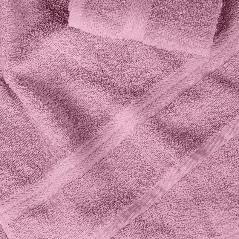 Superior Miami 100% Cotton 6-Piece Towel Set - Lightweight & Quick Drying