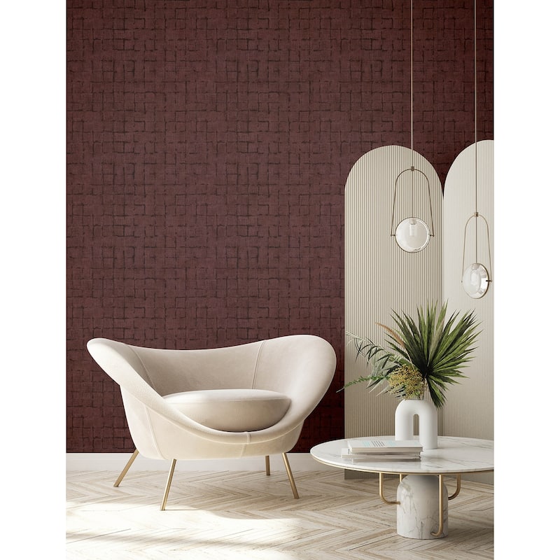 Glen Dark Blue Texture Wallpaper