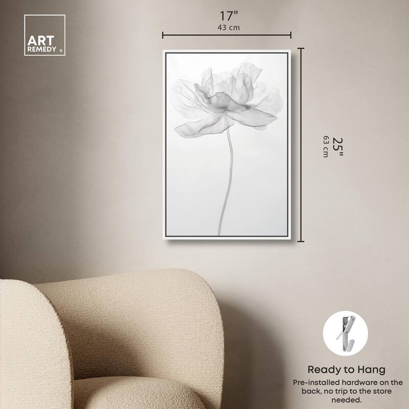 Fragile Beauty II Canvas by Art Remedy