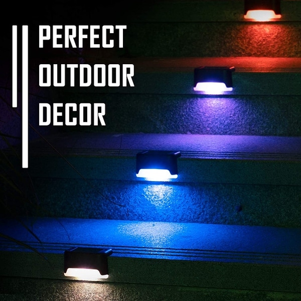 Waterproof solar deck lights on sale