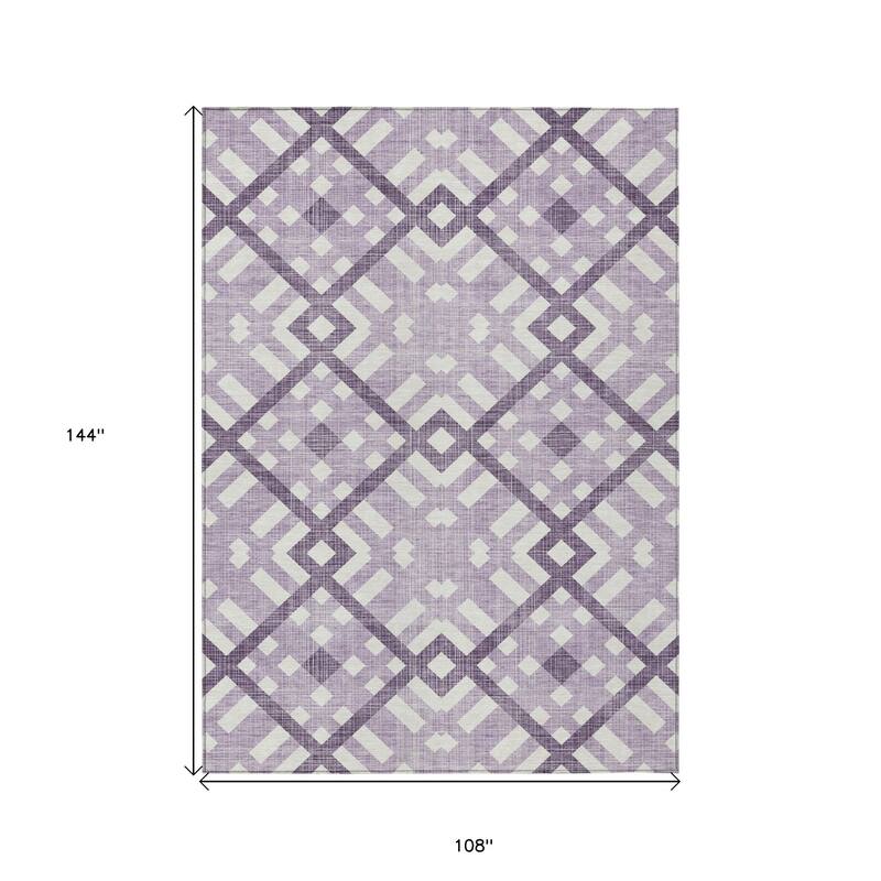 HomeRoots Geometric Transitional Rectangle Outdoor Rug