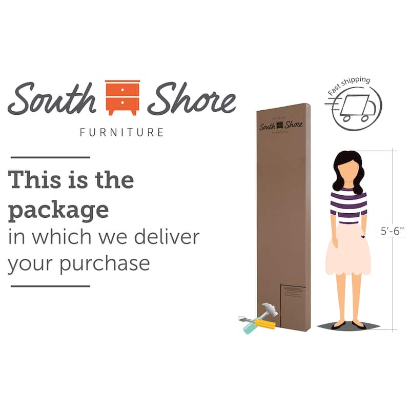 South Shore Aviron 3-drawer Twin-size Bed