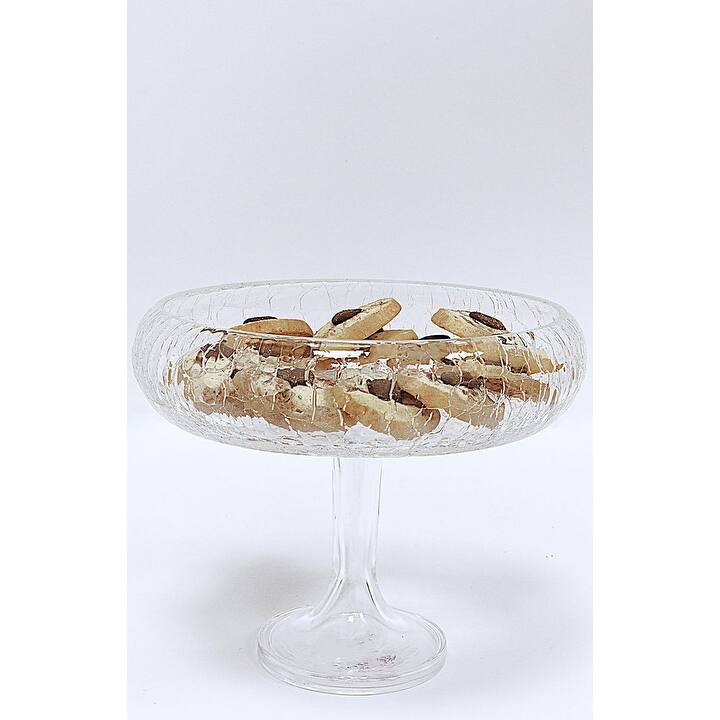 Tall Stemmed Salad Bowl, Liscio Ottico