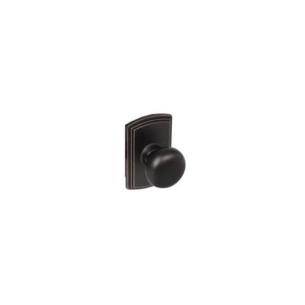 Italian Collection Santo Black Bed/Bath Door Knob