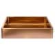 preview thumbnail 3 of 9, Rectangular Stainless Steel Sink with Rim in Rose Gold with Drain