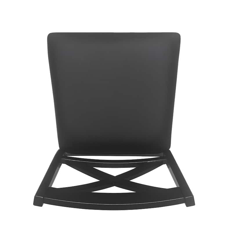 Emory Farmhouse Upholstered Wood Counter Stools (Set of 2) by Christopher Knight Home - 20.00" L x 22.25" W x 41.60"