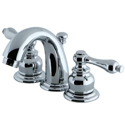 English Country Deck Mount Widespread Bathroom Faucet