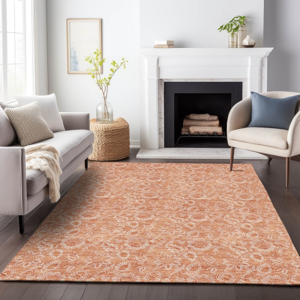 Premium Washable Super Soft Floral Modern Mayfield Rug