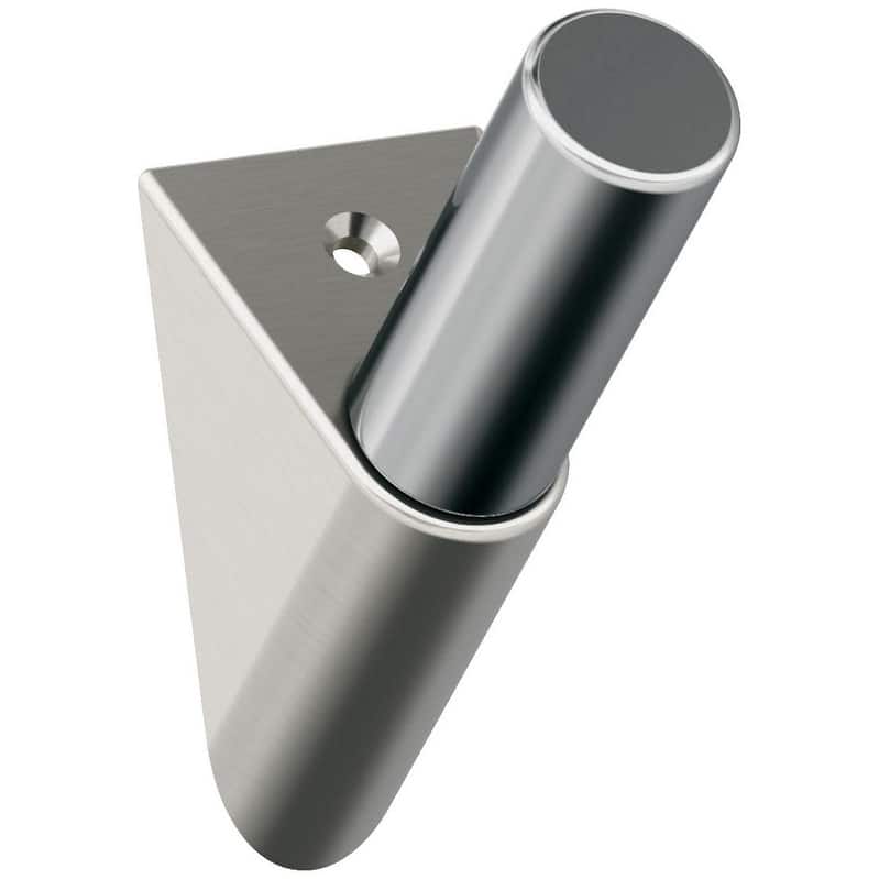 Amerock HBX37011 Acclivity Single Robe Hook - Satin Nickel / Chrome