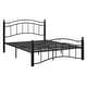 preview thumbnail 21 of 31, Sadie Brown and Black Metal Bed by iNSPIRE Q Classic