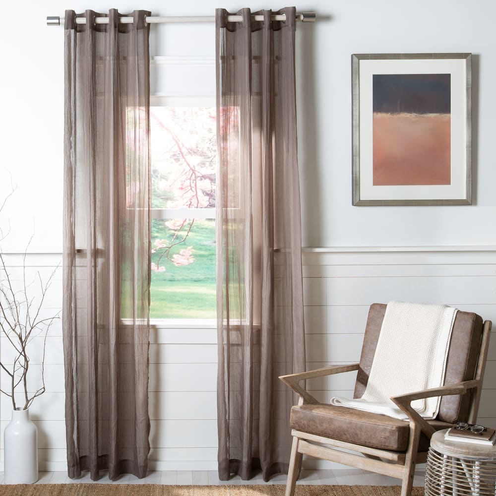 SAFAVIEH Wobke Sheer Window Curtain Panel