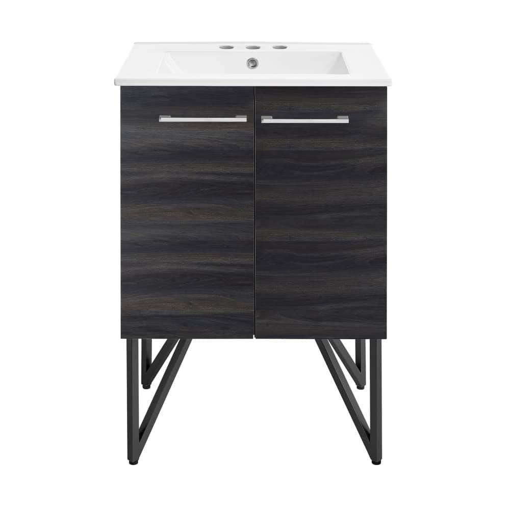 Swiss Madison SM-BV222-3 Annecy 24" Free Standing Single Basin Vanity