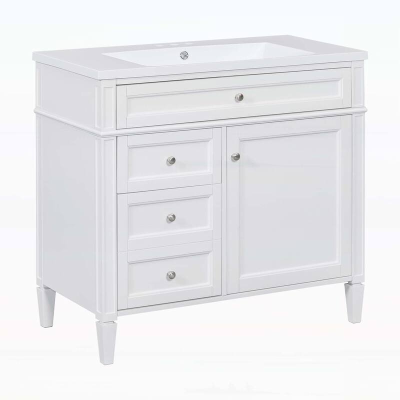 Modern Single Sink Bathroom Vanity