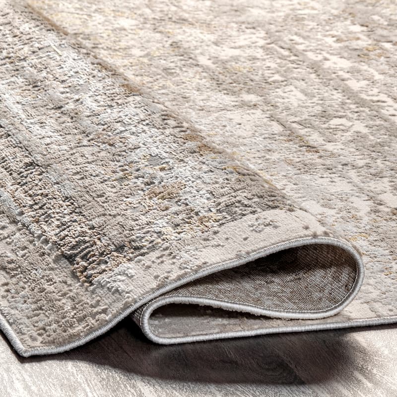 Nuloom Lucille Faded Vintage Medallion Area Rug