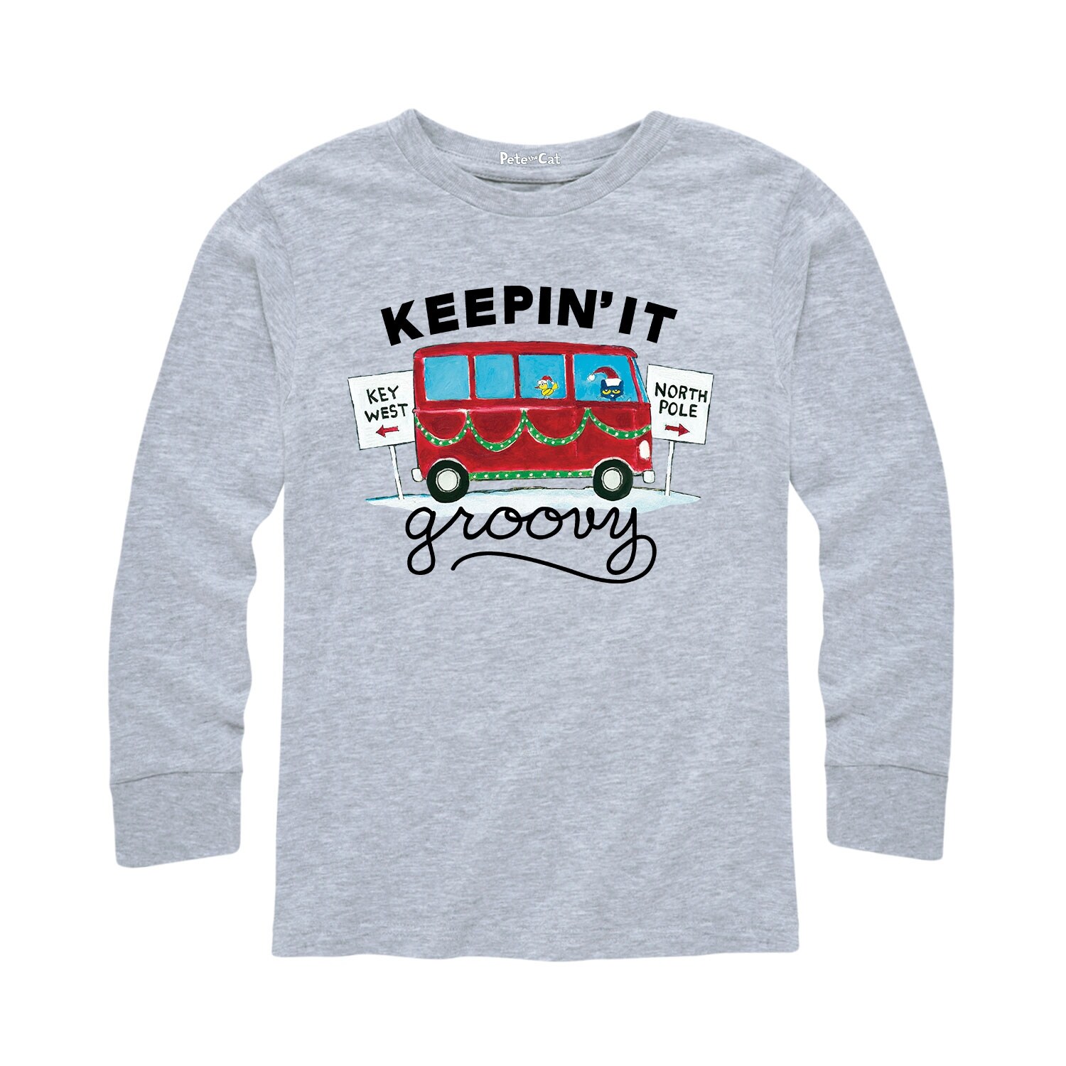 Shop Pete The Cat Keepin It Groovy Youth Long Sleeve Tee Free