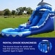 preview thumbnail 4 of 7, HeroKiddo Dolphin Commercial Grade Inflatable Water Slide with Pool for Kids & Adults with Air Blower, Lightweight, Outdoor Fun
