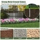 preview thumbnail 10 of 10, Costway 2/4 PCS Air Conditioner Fence Panels with Metal Ground Stakes