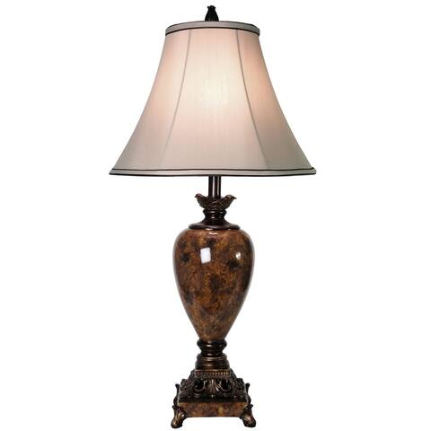 StyleCraft Trieste Brown Table Lamp