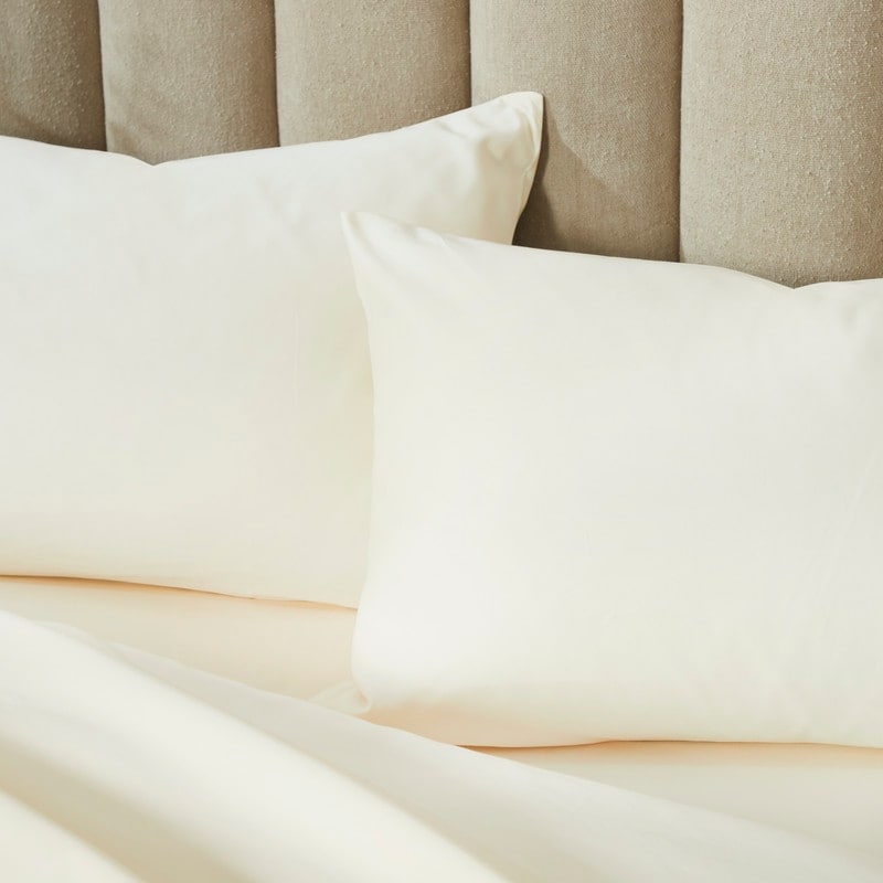 Blue Nile Mills 700TC Cotton Sateen Deep Pocket Solid Bed Sheet Set