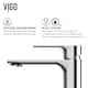 VIGO Davidson Single Hole Bathroom Faucet