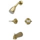 preview thumbnail 19 of 17, Victorian Tub and Shower Faucet Polished Brass