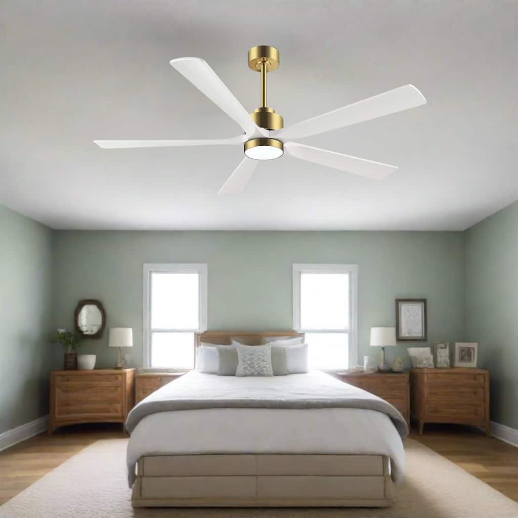 AeroBlade 60" 5-Blade 6-Speed Ceiling Fan with LED Light