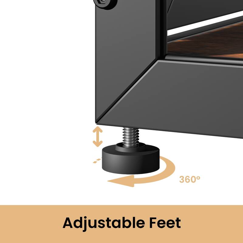 47" Dog Crate Dog Cage Furniture with 3 Doors,for Large & Medium Dogs