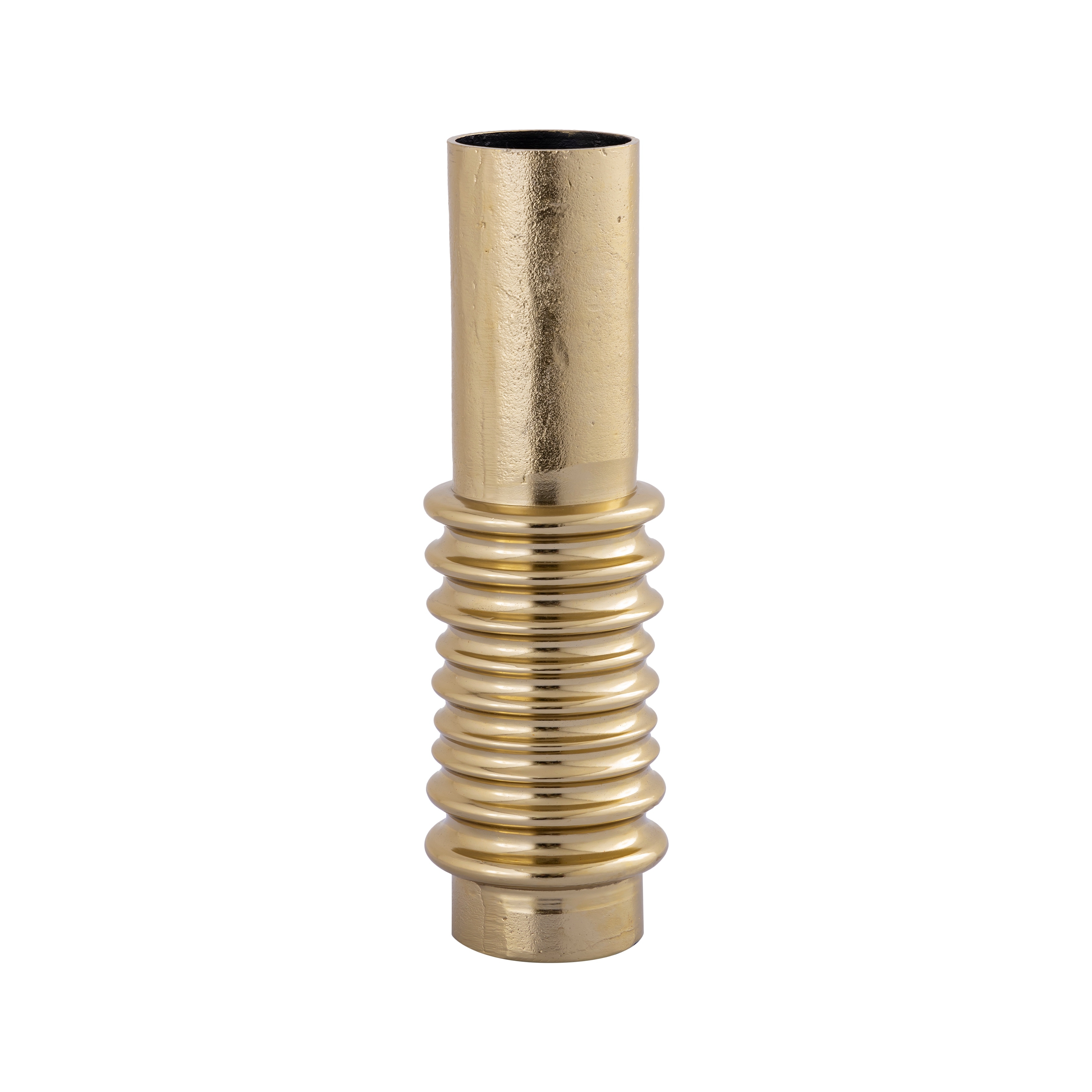 Atlas Bronson Brass Finished Aluminum Vase
