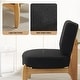 preview thumbnail 18 of 52, Modern Teddy Slipper Chair Armless Lounge Sofa