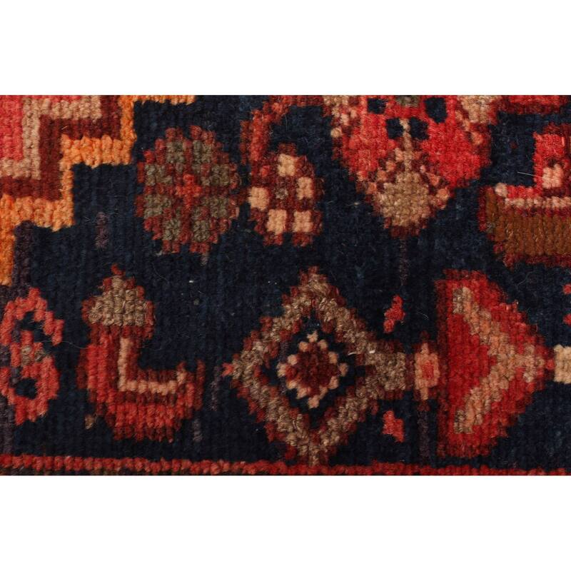 ECARPETGALLERY Hand-knotted Andelz Red Wool Rug - 3'0 x 6'11
