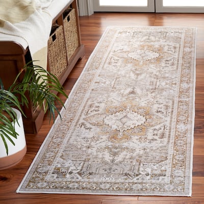SAFAVIEH Arizona Shuan Machine Washable Slip Resistant Vintage Oriental Rug