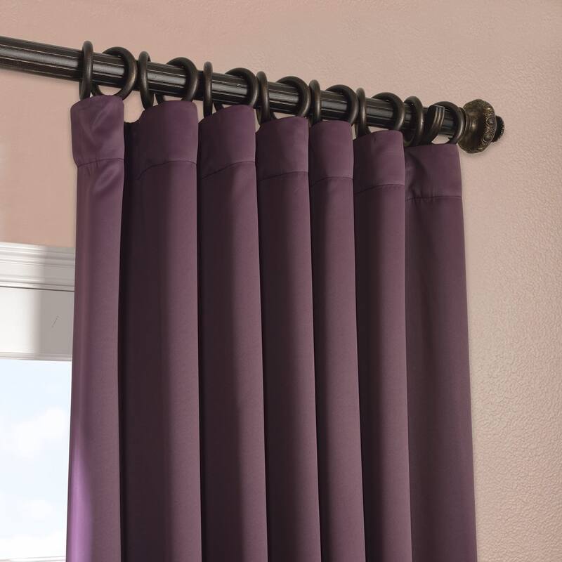 Exclusive Fabrics Extra Wide Room Darkening Curtain (1 Panel)