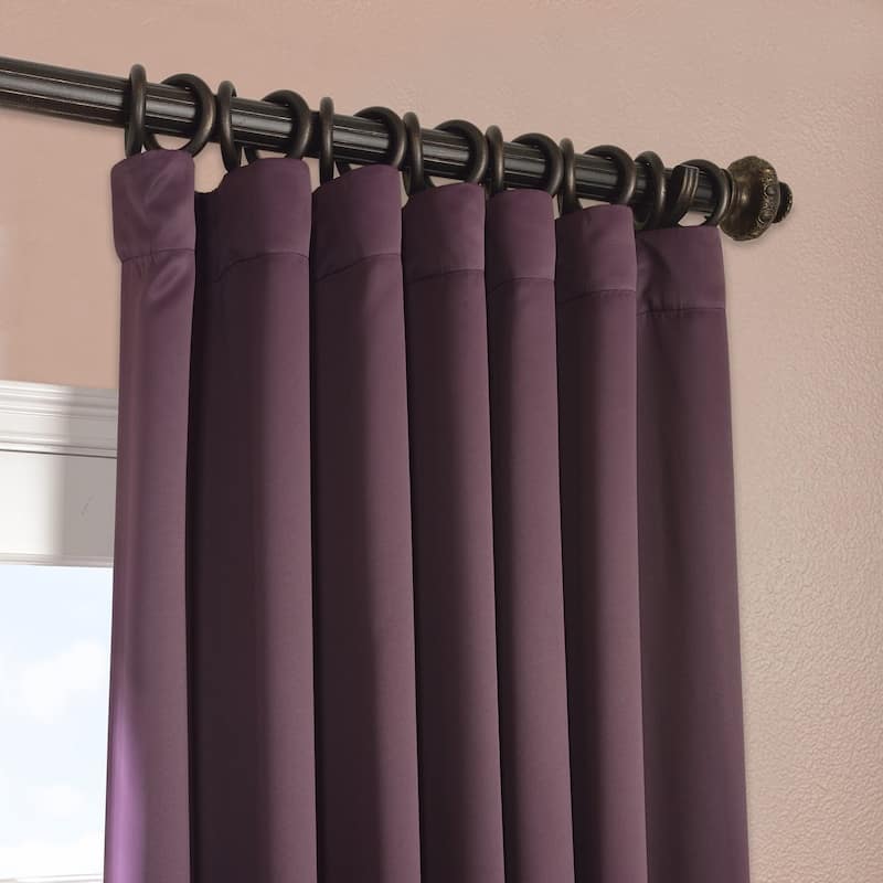 Exclusive Fabrics Extra Wide 96-Inch Room Darkening Curtain (1 Panel)