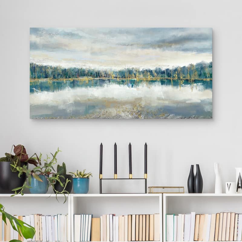 Lakeside Luxe by Studio Arts Canvas Art Print