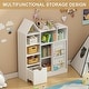 preview thumbnail 5 of 3, Kids Toy Storage Organizer & Bookshelf with Movable Drawers