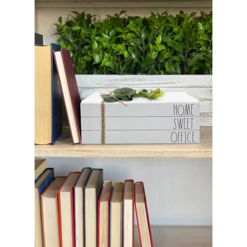 Rae Dunn Decorative Stacked Books