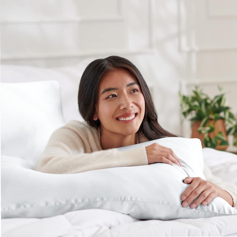 Bare Home Mulberry Silk Body Pillowcase, 19 Momme Silk