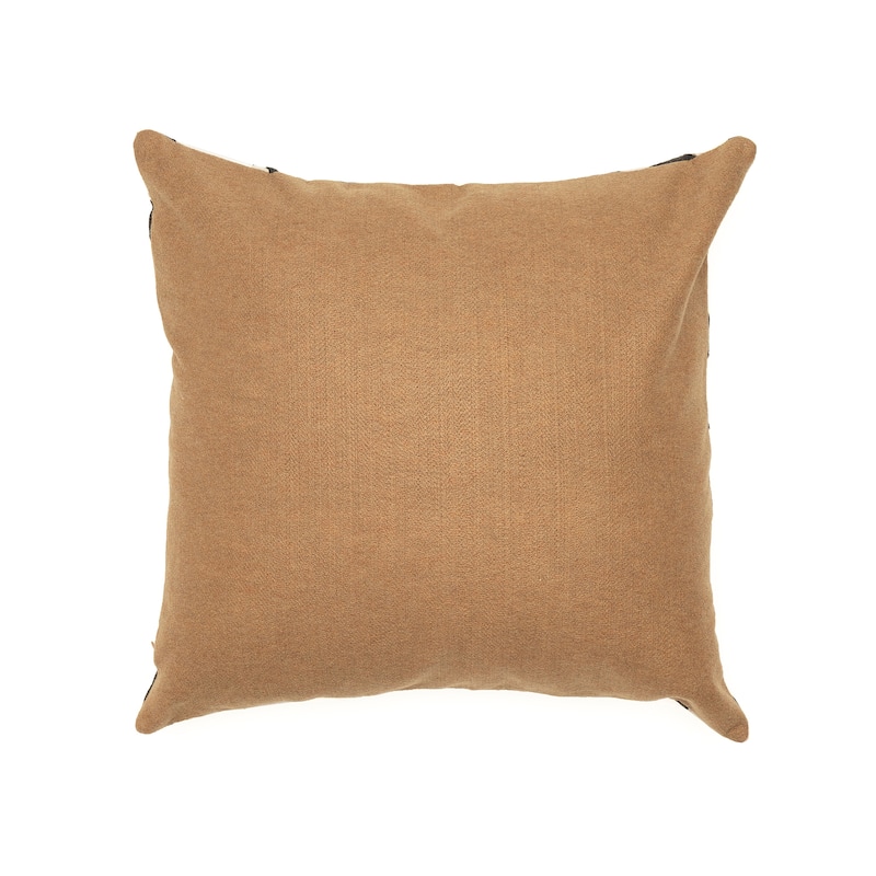 Liora Manne Visions I Zebra Indoor/Outdoor Pillow Black 12"X20"