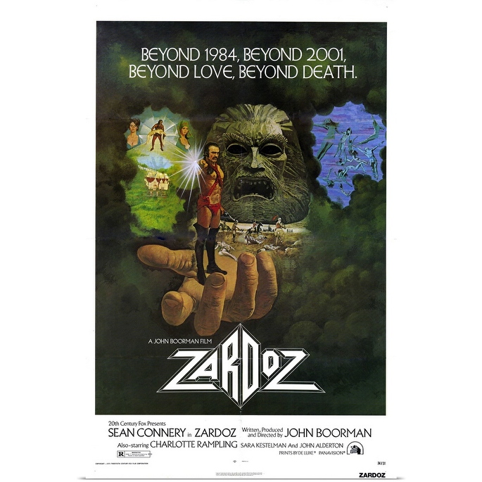 ＺＡＲＤポスター Zardoz Movie Poster 1974 French 1 Panel (47x63)