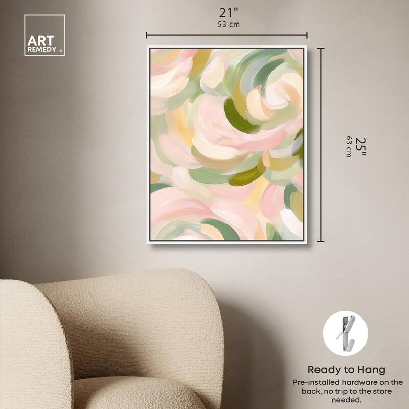 Brushstroke I Canvas by Art Remedy