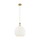 Option Brushed Brass / Matte White