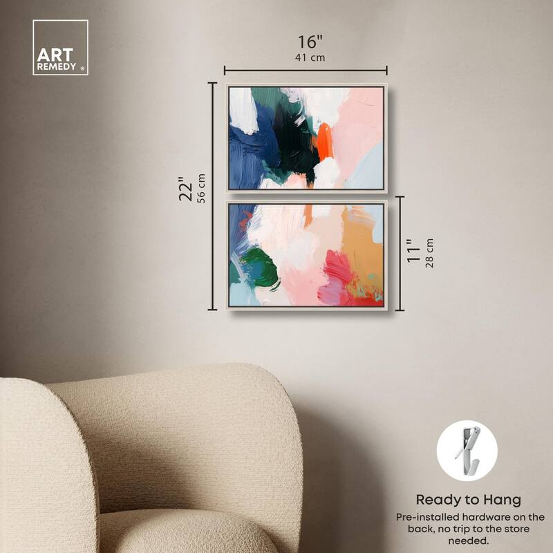 Spring Fever Canvas Set of 2 by Art Remedy