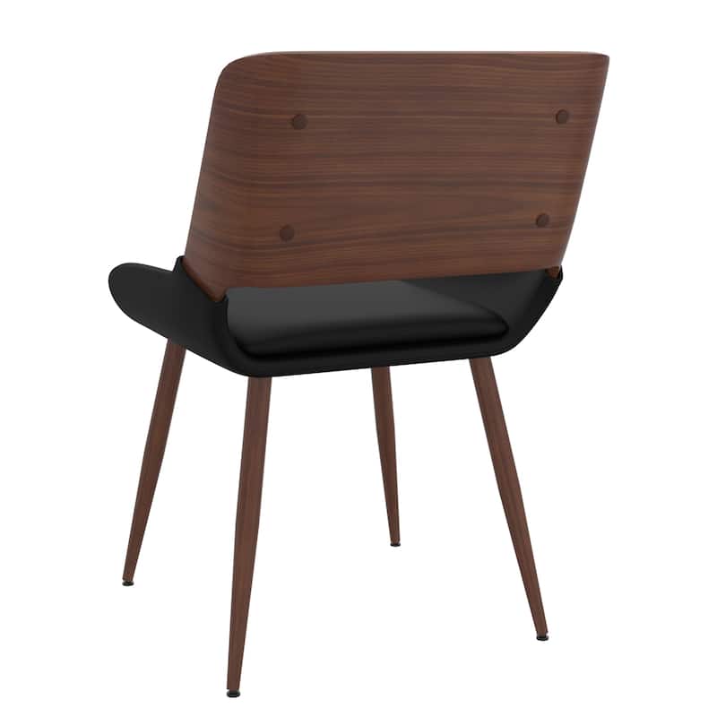Mid-Century Modern Fabric Side Chair