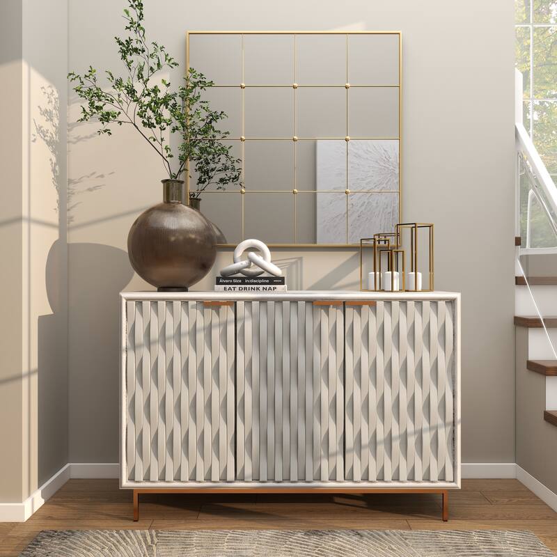 Contemporary Recycled Glass Handmade Ribbed Spanish Bottle Vase - Brown or Clear