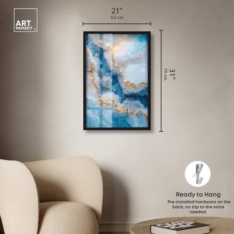 Molten Topaz I Shadowbox by Art Remedy