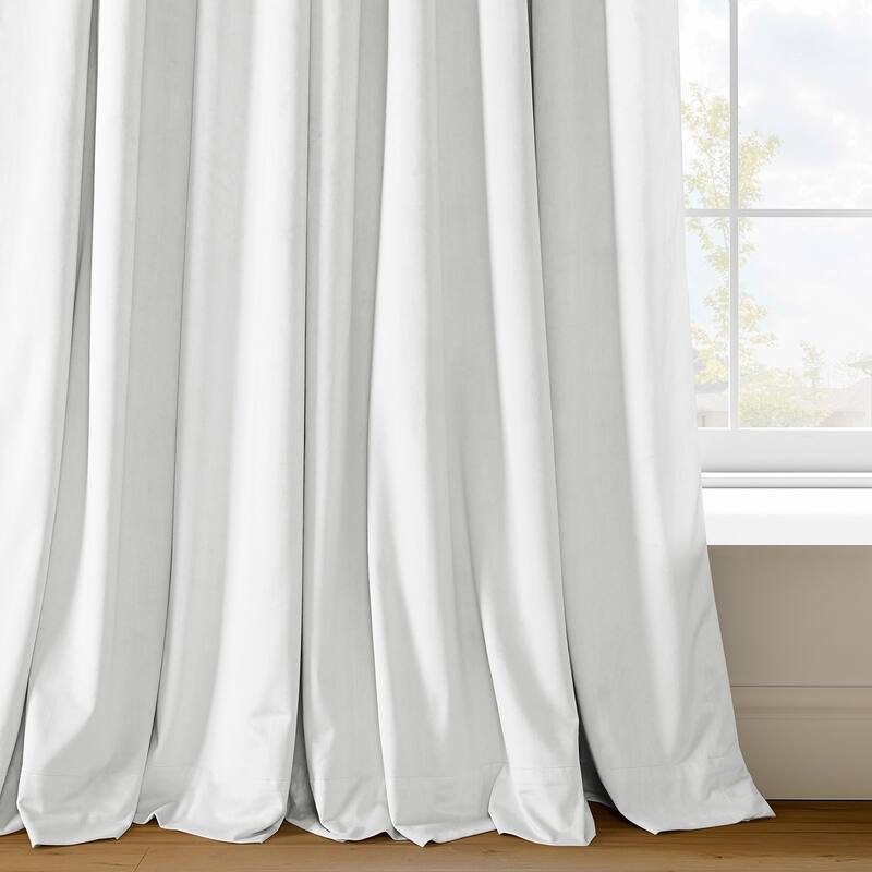 Exclusive Fabrics Signature Blackout Velvet Curtain (1 Panel)