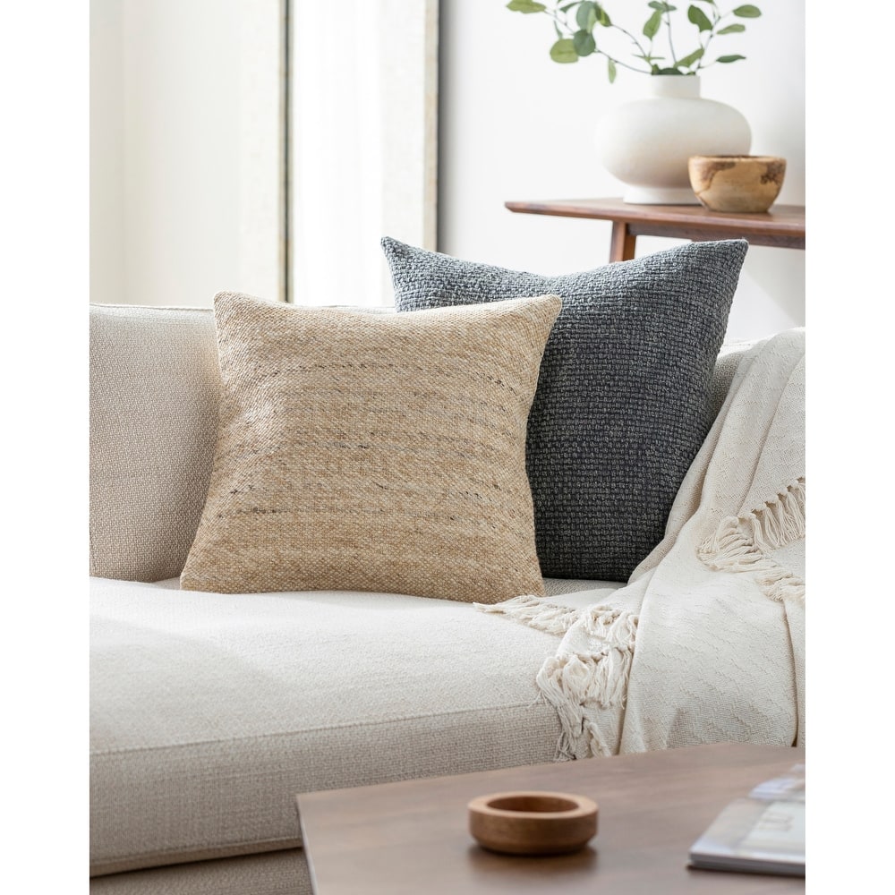 Javen Cabin & Lodge Textured Accent Pillow