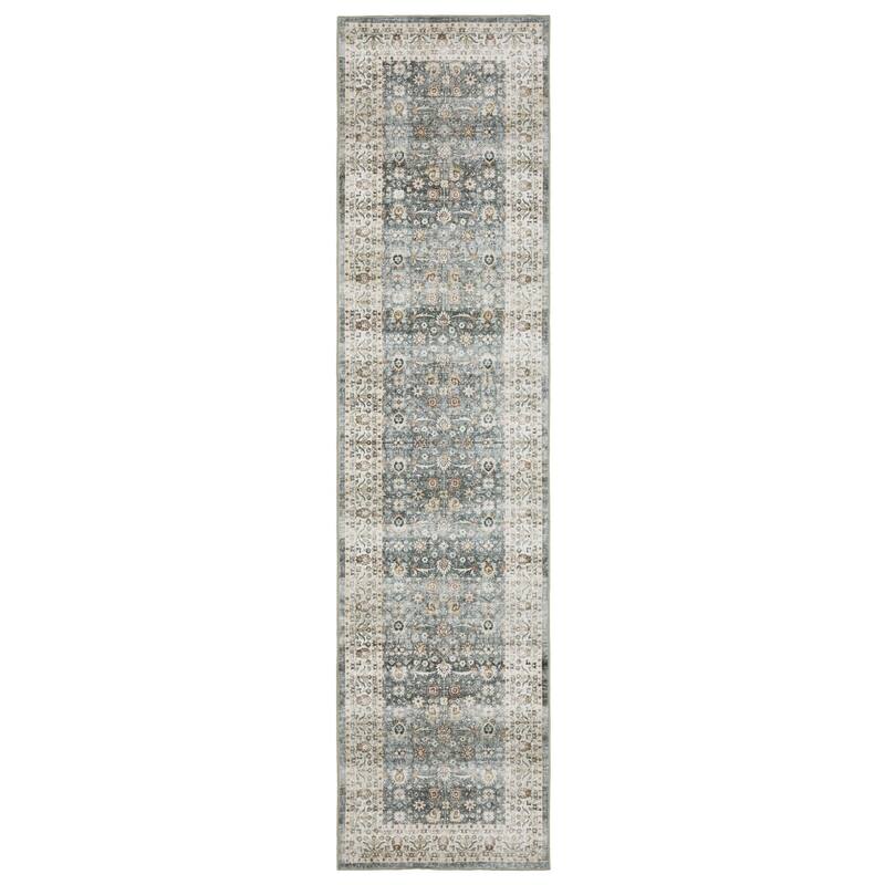 HomeRoots Oriental Traditional Rectangle Area Rug