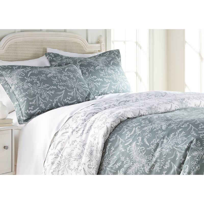 Winter Brush Reversible Down Alternative Comforter and Sham Set