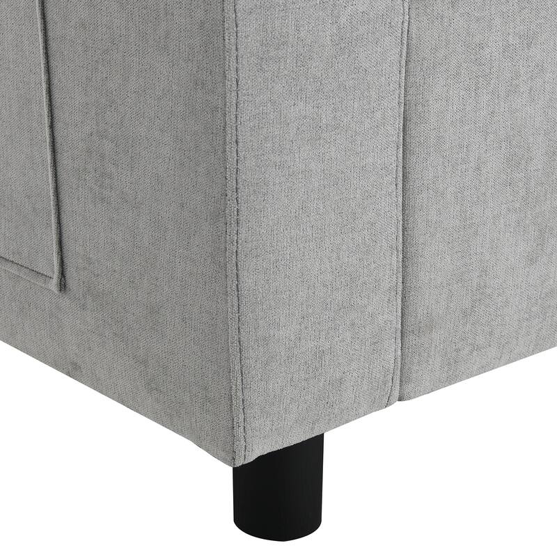Chenille Modular Sectional Sofa, U Shaped Sectional Cloud Couch Set